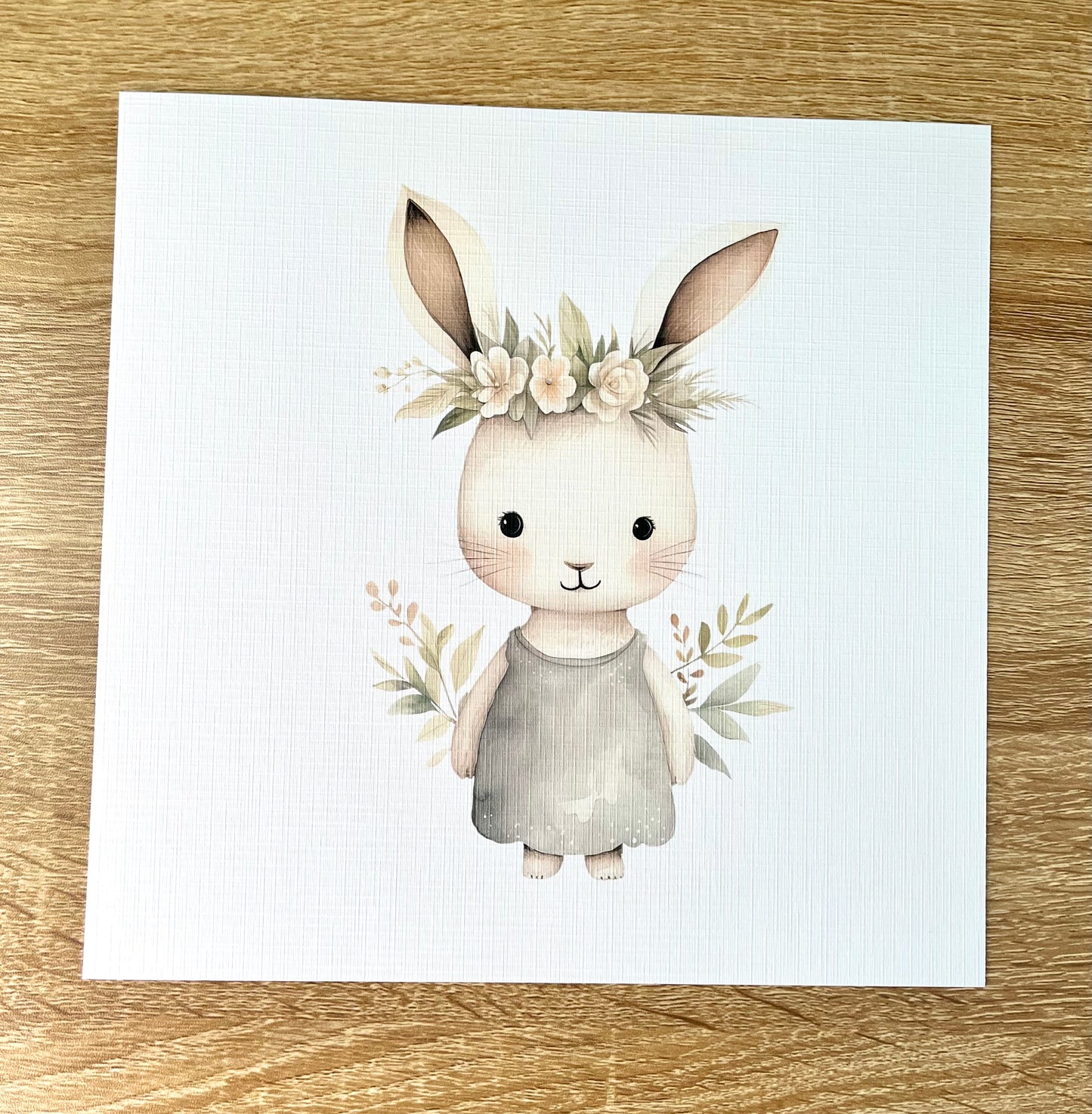 Floral Bunny - SeasonBox Insert