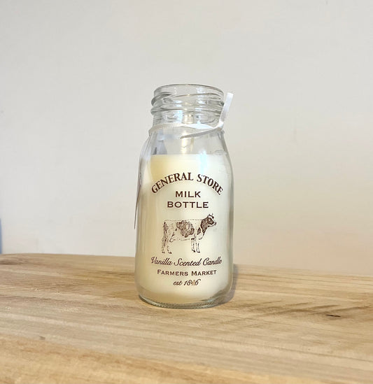 Milk Bottle Vanilla Candle