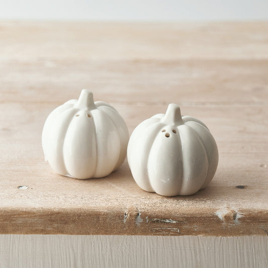 Ceramic Pumpkin Salt & Pepper Set