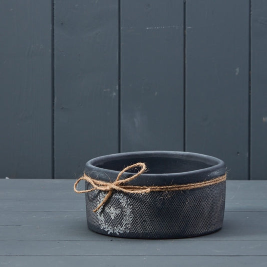 Charcoal Bee Planter Bowl