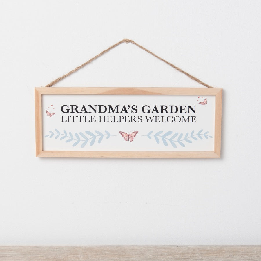 Grandma's Garden Sign