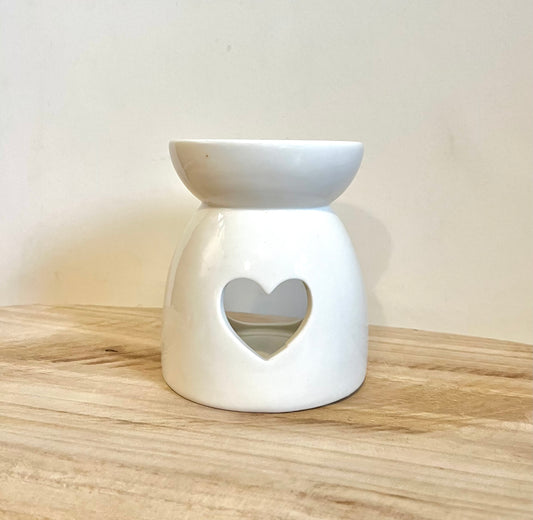 Minimalistic Heart Silhouette Wax Burner