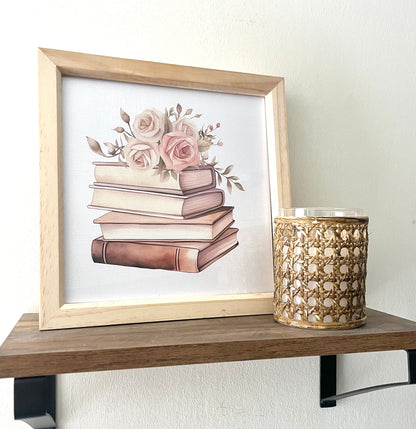 Floral Book Stack - SeasonBox Insert