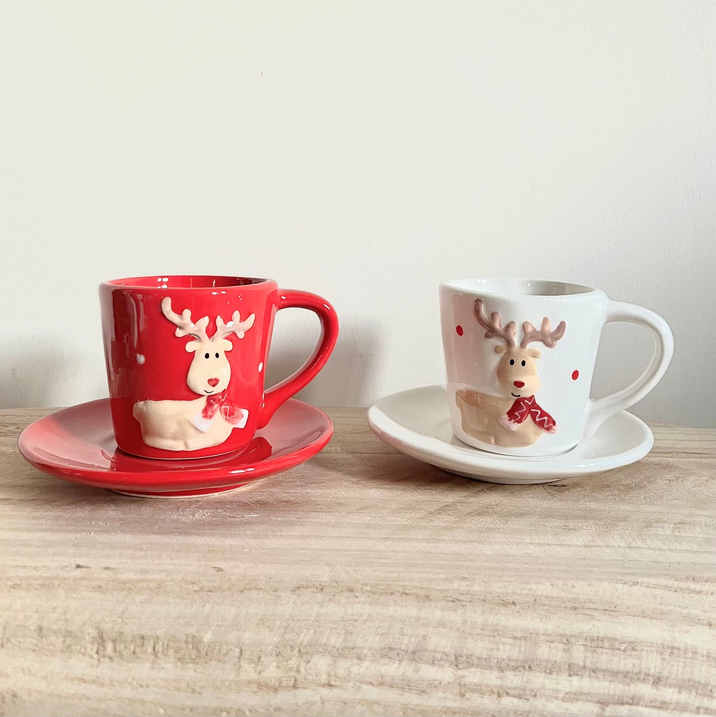 Kids Reindeer Cup & Saucer