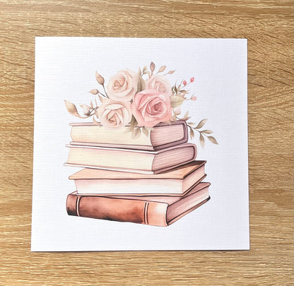 Floral Book Stack - SeasonBox Insert