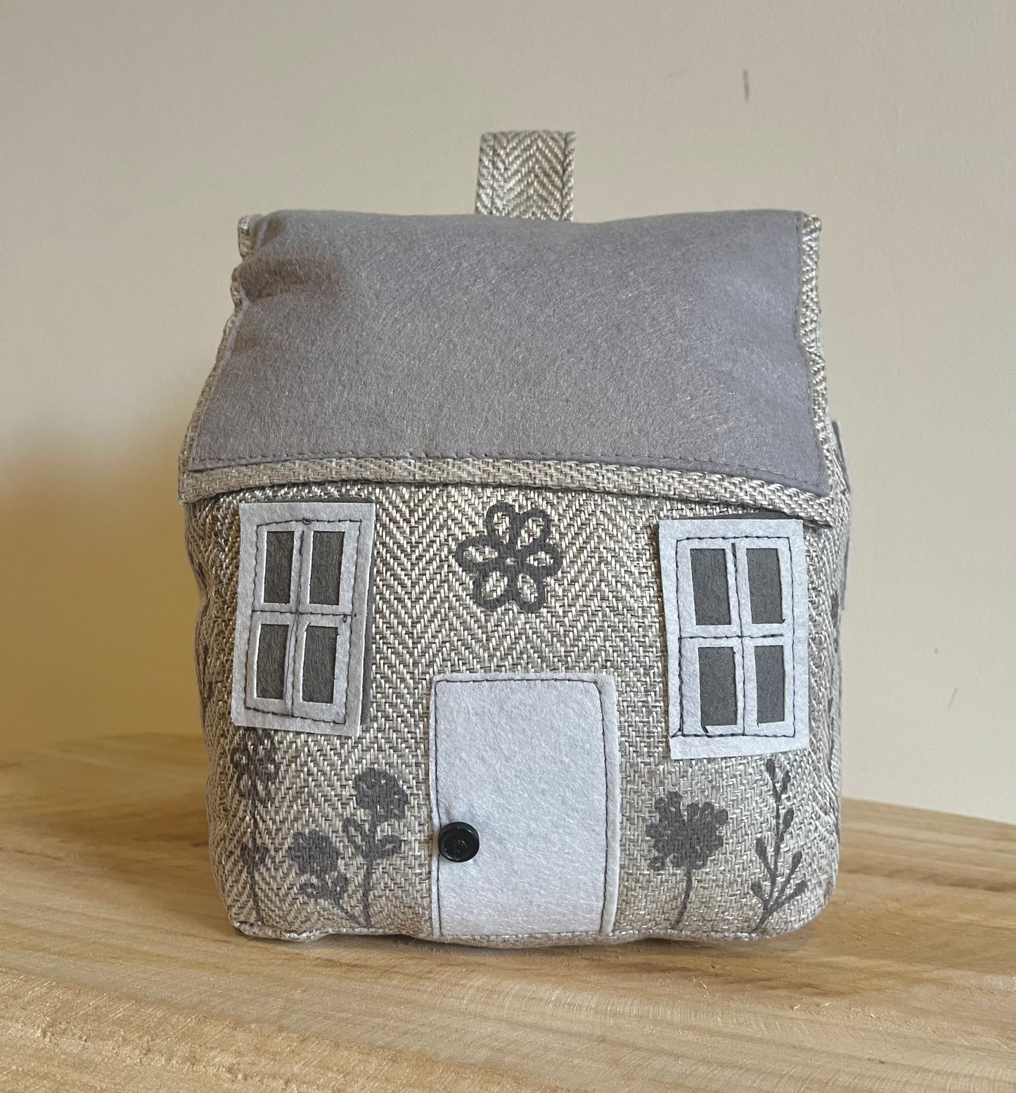 Farmhouse Fabric Doorstop - Good to BEE home