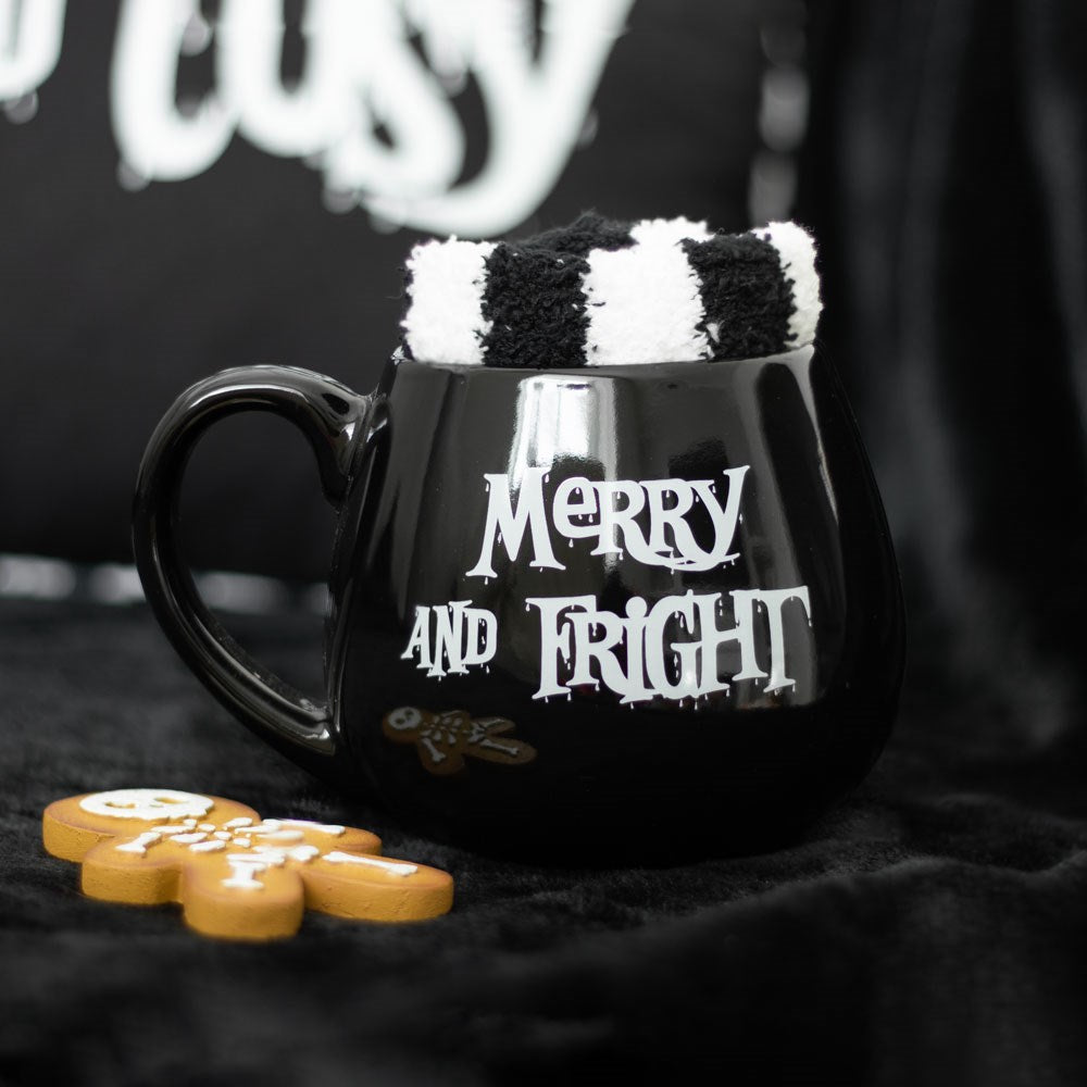 Merry & Fright Christmas Mug & Socks Set