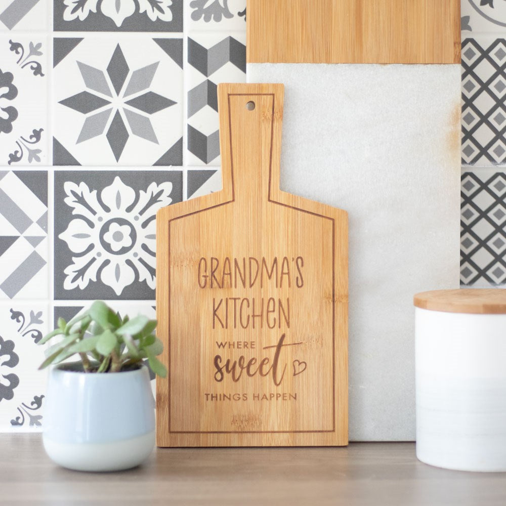 Grandma’s Kitchen Wooden Serving Board